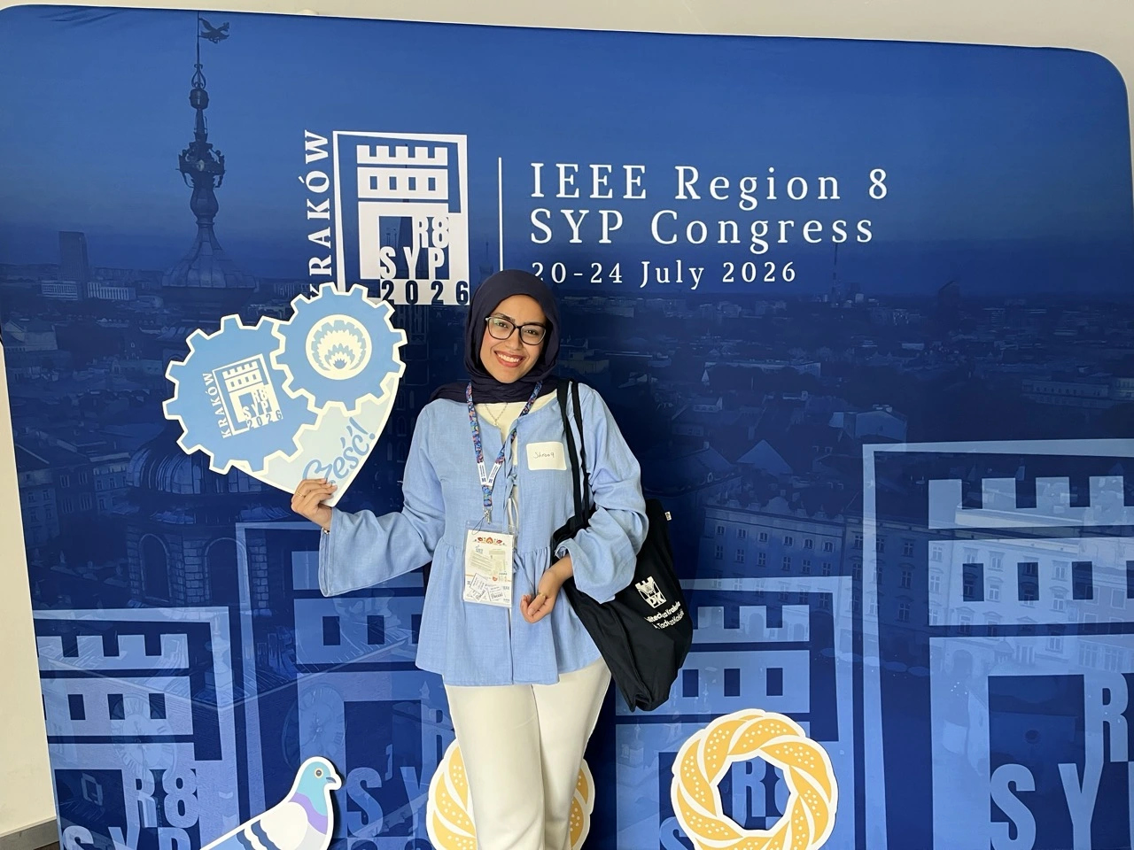 Shrooq Hussien at IEEE R8 SYP Congress, Poland